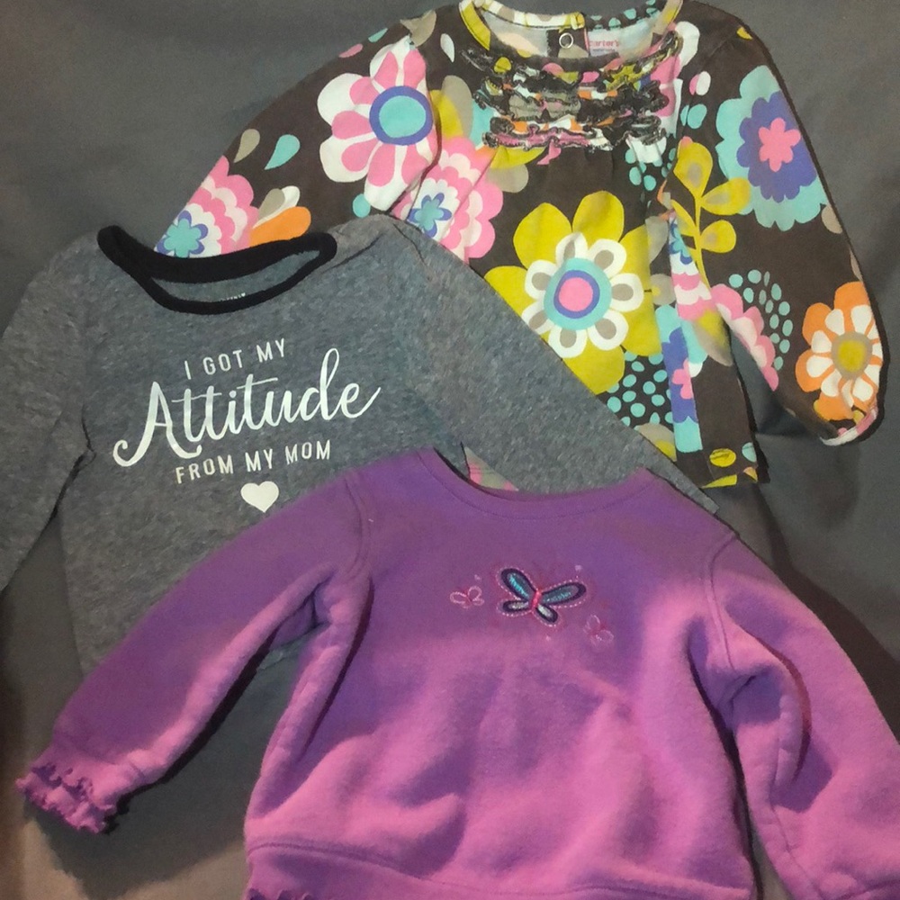 Winter/Fall lot of girls long sleeved shirts